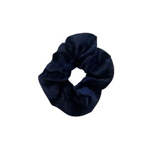 Dark Blue Velvet Scrunchie | NWOT